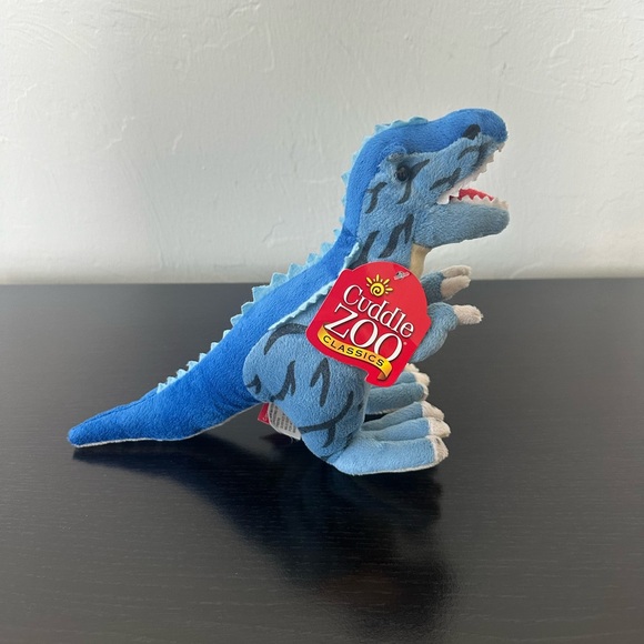NWT Cuddle Zoo Blue T Rex Dinosaur Plush - Picture 6 of 8